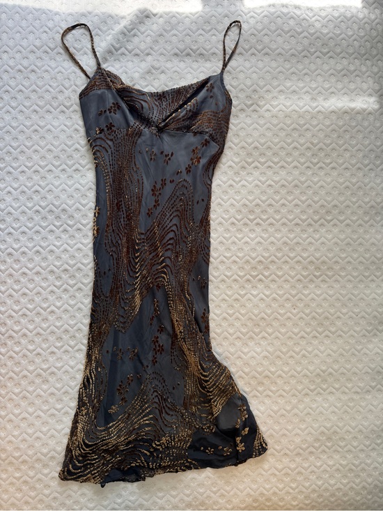Events Australia Dresses & Skirts - Vintage 90s ‘Events Australia’ Velvet Devoré Slip Dress